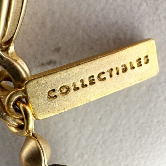 Chico's Collectibles Chunky Beaded Gold Tone Statement Necklace ✨ - Picture 12 of 12